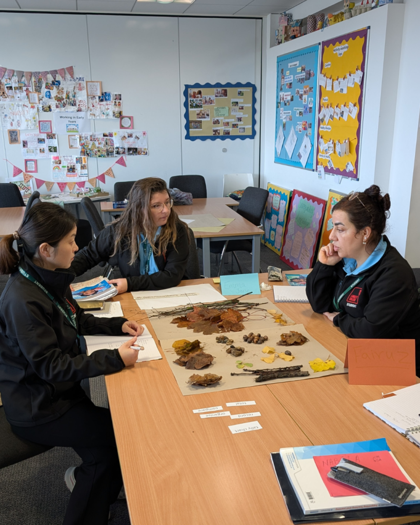 Ruth Noon speaking to learners